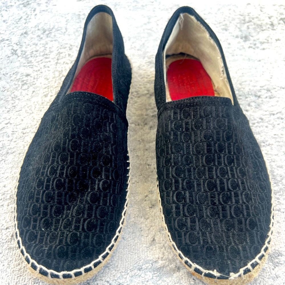 Carolina Herrera CH MONOGRAM Suede Men’s Shoes. 10US/9UK/43EU